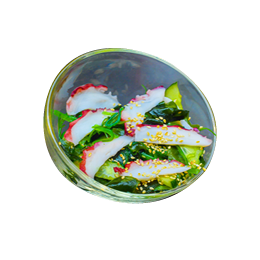 Salade de poulpe et algues